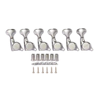 KAISH 18:1 Guitar Locking Tuners Machine Heads Tuning Keys for Strat/Tele Chrome