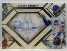 Dansby Swanson 2025 Topps Diamond Icons #ITDA-DS Icons of the Diamond Auto #/25