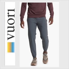 Vuori Men's Fleet Jogger Pants In Charcoal Gray Size M