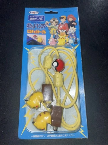 Pokemon Pikachu Link Trading Cable Nintendo Gameboy Color GBC Vintage Box