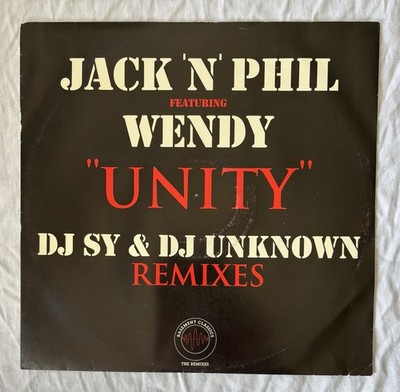 Jack 'N' Phil (feat. Wendy) Unity - DJ Slipmatt Remixes - 12'' Vinyl - 1996 (VGC)