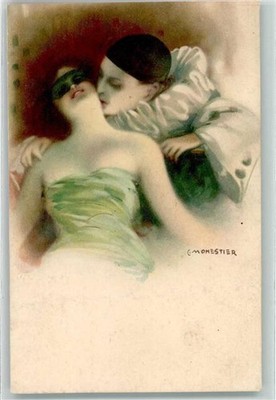 13190708 - Editore G.b. Falci Serie N. 27 sign. Monestier, C. Kuesse Maske Clown