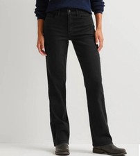 Eddie Bauer Women  s Black Venture Stretch Bootcut Jeans NWT SIZE 18