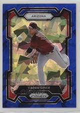 2024 Panini Prizm Blue Ice Prizm Caden Grice #295 19yg