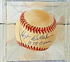 Hoyt Wilhelm Signed Baseball 1073 Games HOF Autograph Inscription No COA Orioles