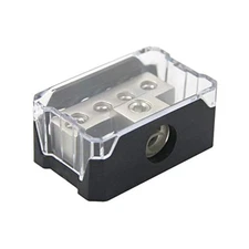 1/0 Gauge to 4 Gauge Power Distribution Block Platinum Series 4-Way Car
