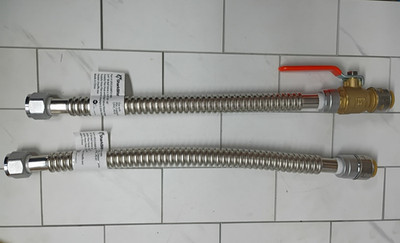 SharkBite URSS3088FX18BV  18'' 3/4 Stainless Steel Flexible Water Heater New OB