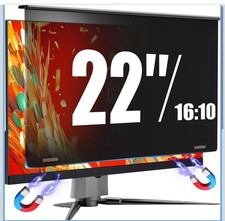 22 Inch Magnetic Privacy Screen for Frameless Monitor 16:10 Blue Light Filter