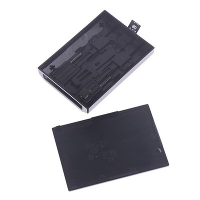 For Xbox 360 Slim internal HDD Black hard disk case HDD Blue transparent caseCR