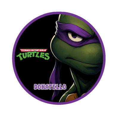 Teenage MN Turtles ''Donatello'' - 4''  Handmade Vinyl Decal Vehicle Decor Cooler