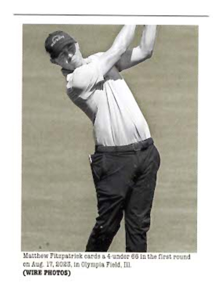 2024 UPPER DECK PORTFOLIO GOLF CARD #145 MATTHEW FITZPATRICK