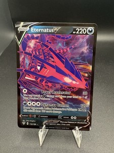 pokemon eternatus v card Eternatus V SWSH044 PSA 10 Gem Mint Graded Pokemon Card main image 1