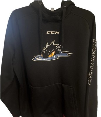 CCM Cleveland Monsters Hockey Hoodie Black Graphic Logo Pullover XXL | eBay