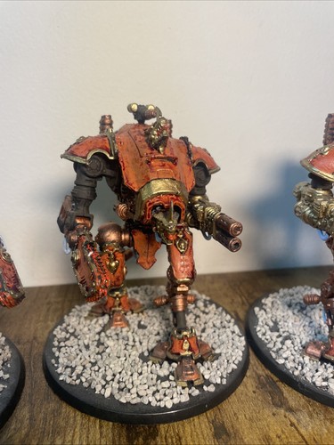 Games Workshop Warhammer 40,000 Chaos Knights: Wardogs - 3 Miniatures *painted* - Picture 13 of 19