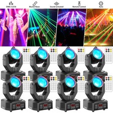 100W LED RGBW Moving Head Stage Light Spotlight-Beam DMX DJ Disco Party w/Remote