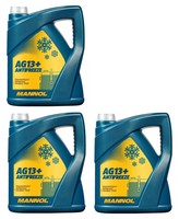 15L Mannol 4114 AG13+ Antifreeze KüHlerfrostschutz - Konzentrat 3X5L