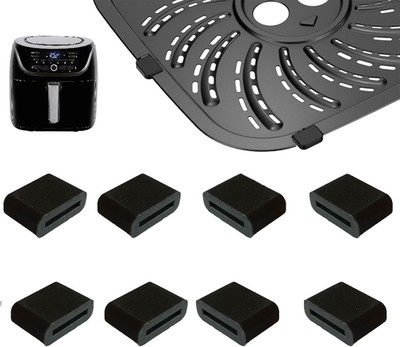 8PCS Air Fryer Rubber Bumpers for Powerxl Vortex Pro 8QT/6QT/4QT Air Fryers, Upg