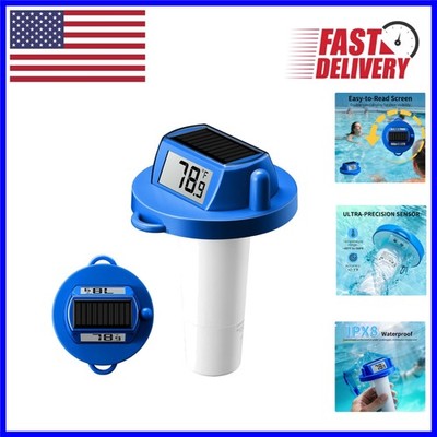 Digital Floating Pool Thermometer - Eco-Friendly Solar Power & Clear Readings
