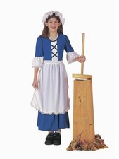 Colonial Blue Dress Girl's Costume
