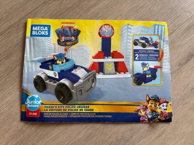Mattel Mega Bloks Paw Patrol Polizeifahrzeug mit Chase | GYJ100 Duplo Kompatibel