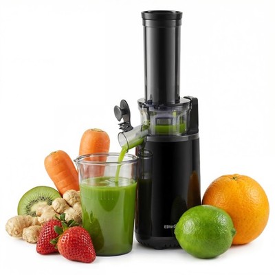 Extractor De Jugo De Prensa En Frío Compacto Que Ahorra Espacio Con Taza De Jugo