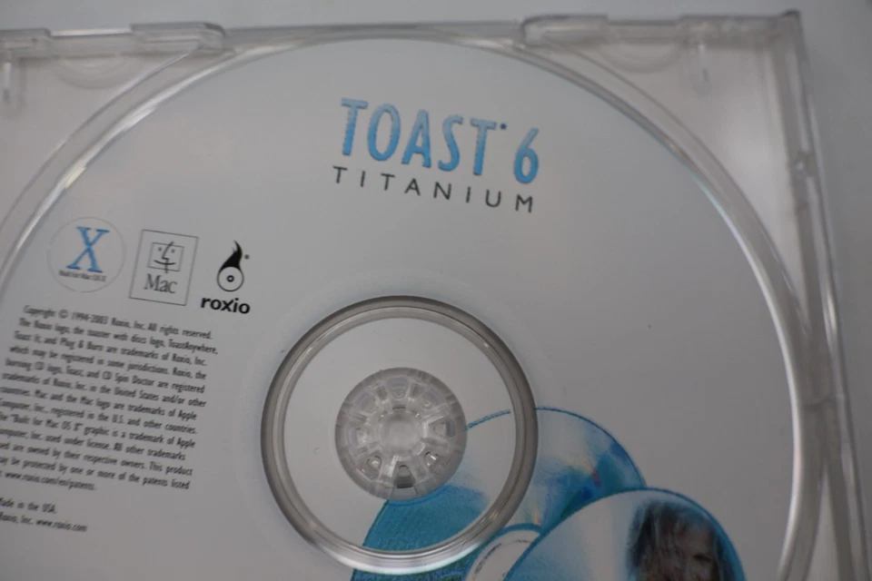 2003 Toast 6 Titanium CD DVD Burning Software Macintosh Mac OS X Installation CD - Image 2 of 4