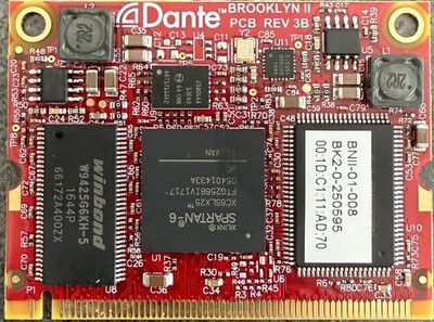 NEW! Audinate Dante Brooklyn 8x8 or 32X32 or 64x64