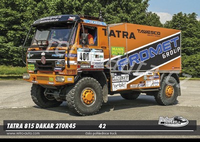 Postkarte TRUCK Nr. 42 - TATRA 815 Dakar 2T0R45