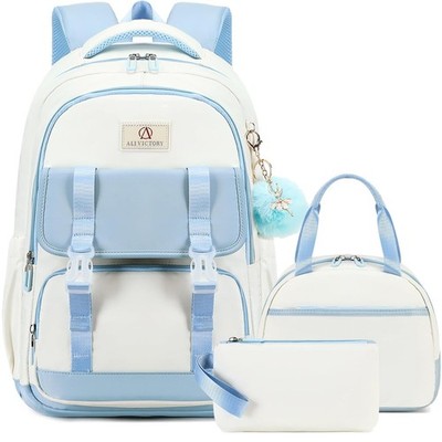 Schulrucksack mit Laptopfach 15,6 Zoll für Teenager und Mädchen