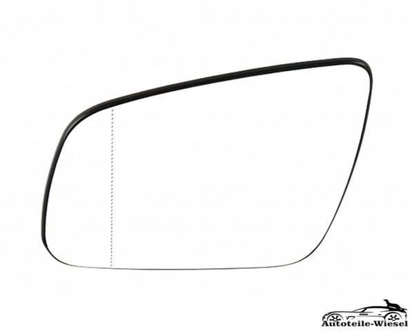 Spiegelglas Beheizbar AsphäRisch Links FüR Mercedes W204 Limo S204 Kombi 07-09-image
