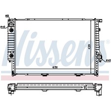 1X NISSENS RADIATOR ENGINE COOLING FOR BMW 1468081 NEW