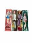 1960’s Mattel Barbie Francie & Allen With Boxes & Accessories Collectible Doll