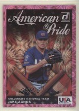 2019 Panini Donruss American Pride Pink Firework Jake Agnos #AP12 qx0