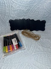 5 Chalk Board Signs With Colored Chalk Markers