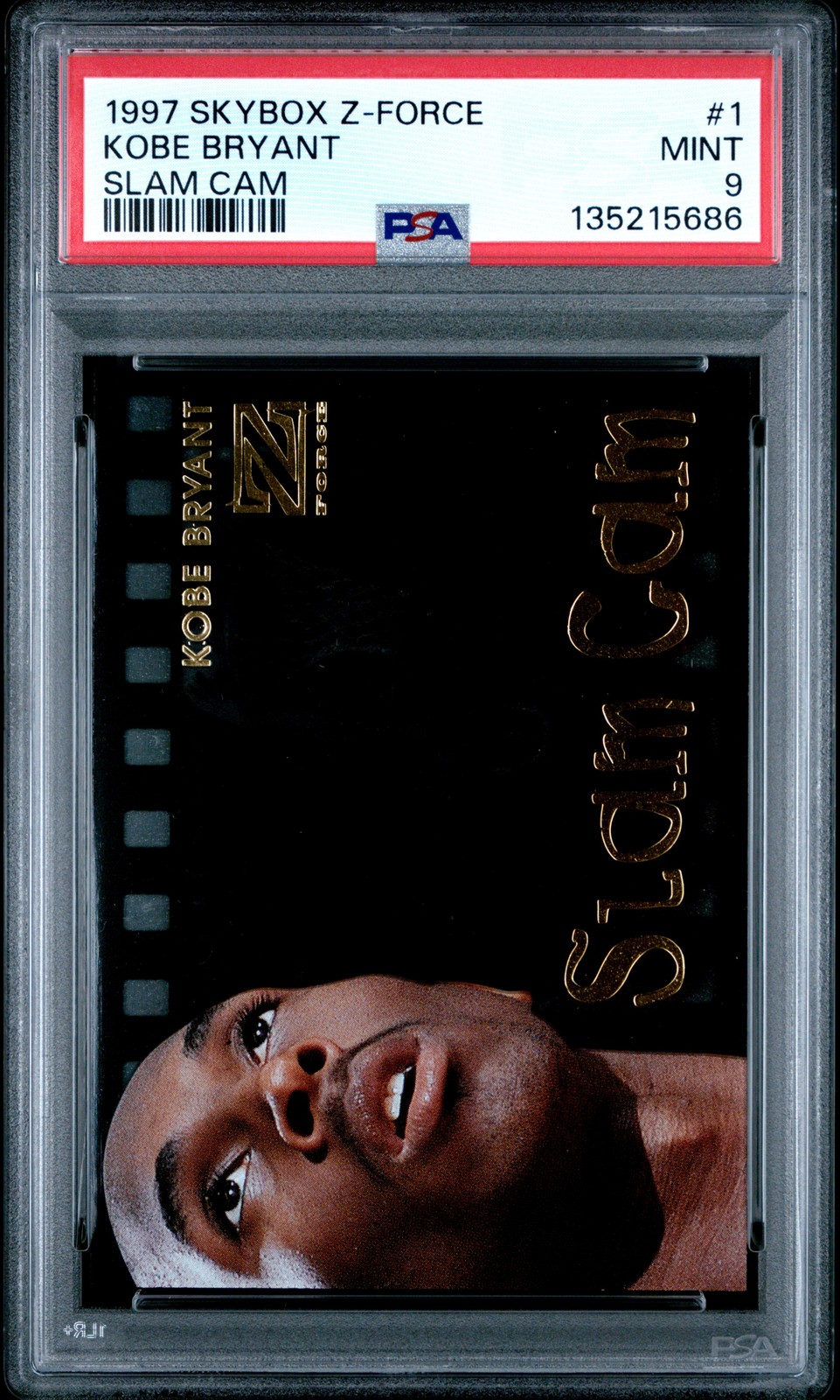 Kobe Bryant 1997 Skybox Z-Force #1SC Slam Cam Price Guide - Sports