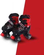 ENDLESS EL-1029MRED SIZE 6 TO 12 Y ADJUSTABLE ROLLER SKATES el1029mred