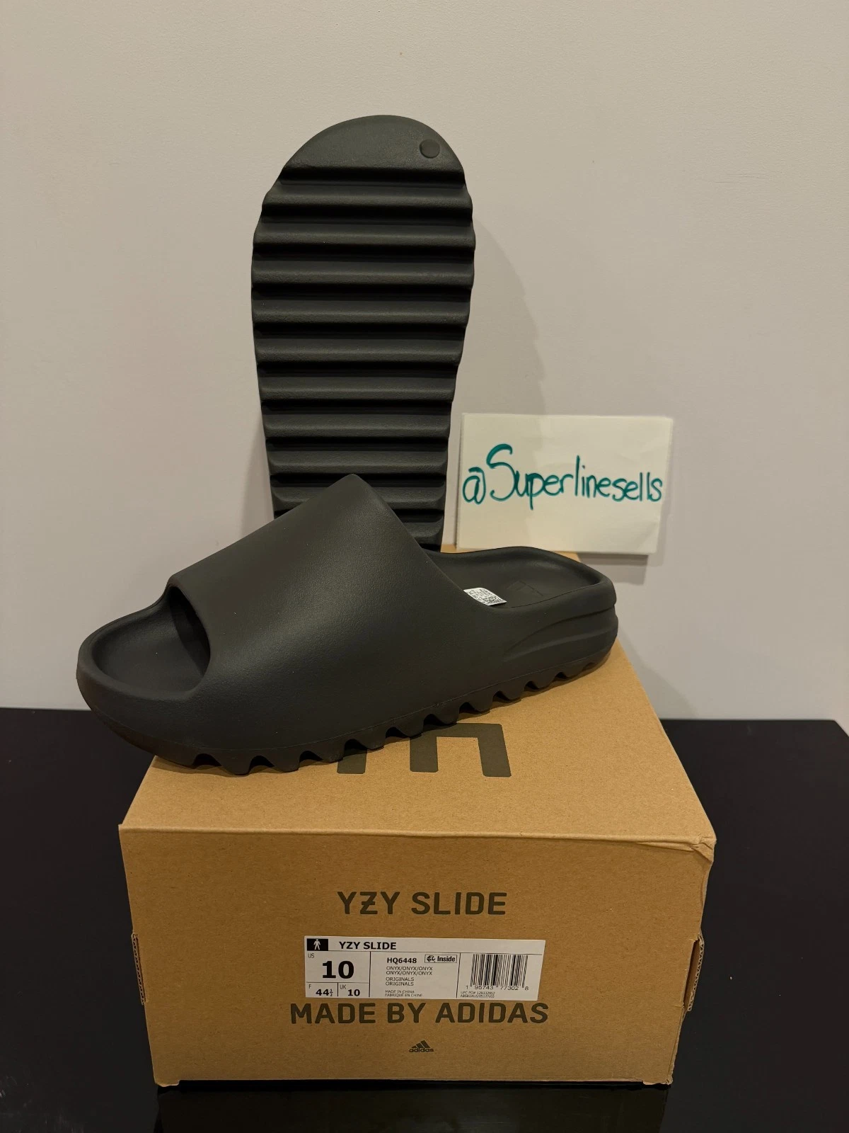 Adidas Yeezy Slide Onyx Sizes 5-12 (100% Authentic) HQ6448