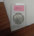 1893 P  Morgan Silver Dollar in case, key date.