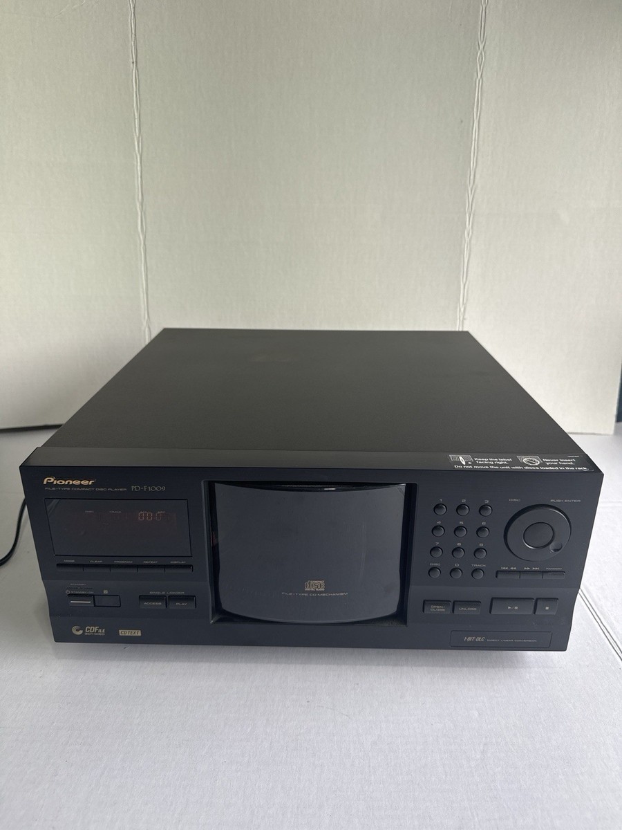Pioneer PD-F1009 100 Disc CD Changer Player Carousel Tested