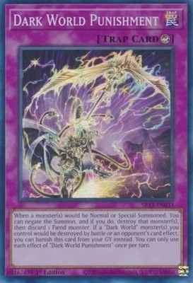 Dark World Punishment - SR13-EN033 - Super Rare - 1st Edition Near Mint, English