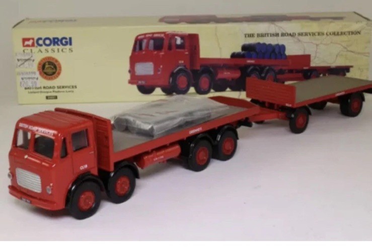 Corgi 24601; Leyland Mouthorgan Cab Flatbed, BRS Greenheys; 1.50 Mint NEW