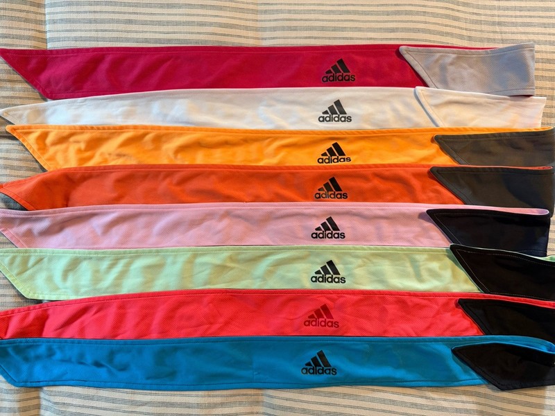 Adidas Tennis Head Wrap Headband (Lot Of 8)