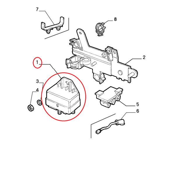 Originale Motorelektronik ZüNdung Alfa Romeo 145-146 46421954-image