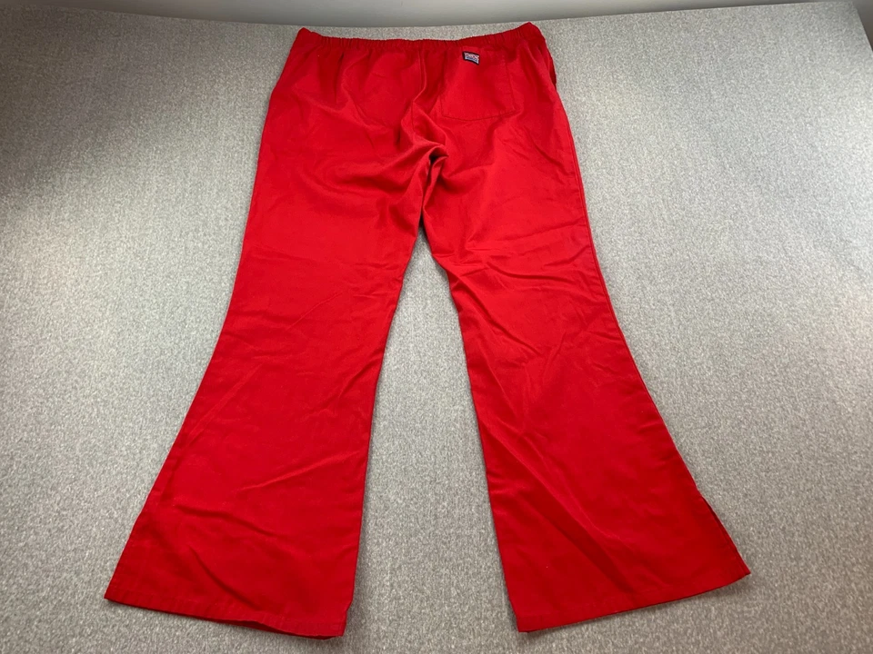 Hello Kitty Sanrio Scrub Top & Cherokee Scrub Pants Set Womens Size M Red Black - Image 4 of 4