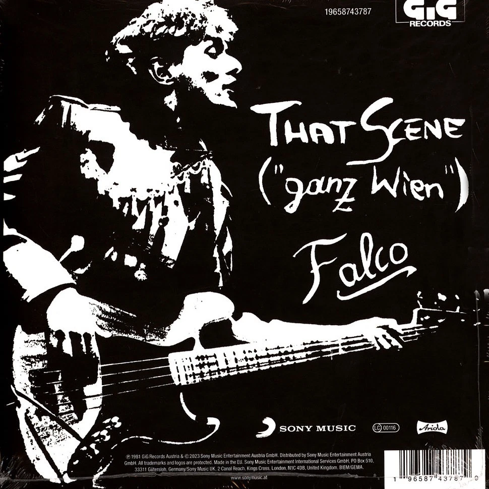 Falco - Ganz Wien / That Scene Black Vinyl Record Store Day 2023 (Reissue)