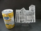RARE IRELAND SIGNED LISMORE VILLAGE CHURCH PAPERWEIGHT GLASS CRYSTAL