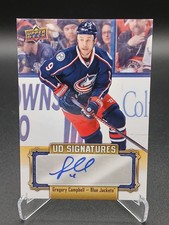 Gregory Campbell UD Signatures Auto - NHL Columbus Blue Jackets Panthers Coach