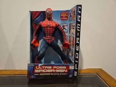 Toy Biz 2002 Spider-Man Movie Ultra Pose Spider-Man 14'' Action Figure NIB