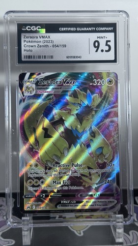 Zeraora VMAX graded CGC 9.5 for sale on eBay