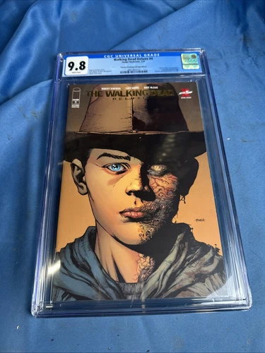 Walking Dead Deluxe #4 Sketch 2nd Print GFE 9.8 Kirkman Skybound 2/21